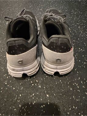 On Running Women's Athletic Shoes in Black and White
